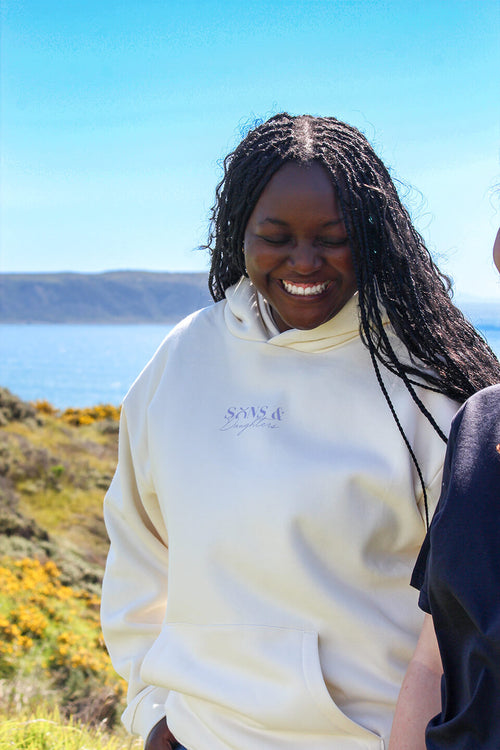 Sons and Daughters Rejoice Hoodie in Ivory
