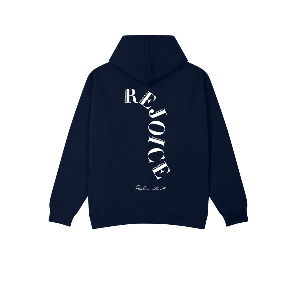 Sons and Daughters Rejoice Hoodie Navy Back