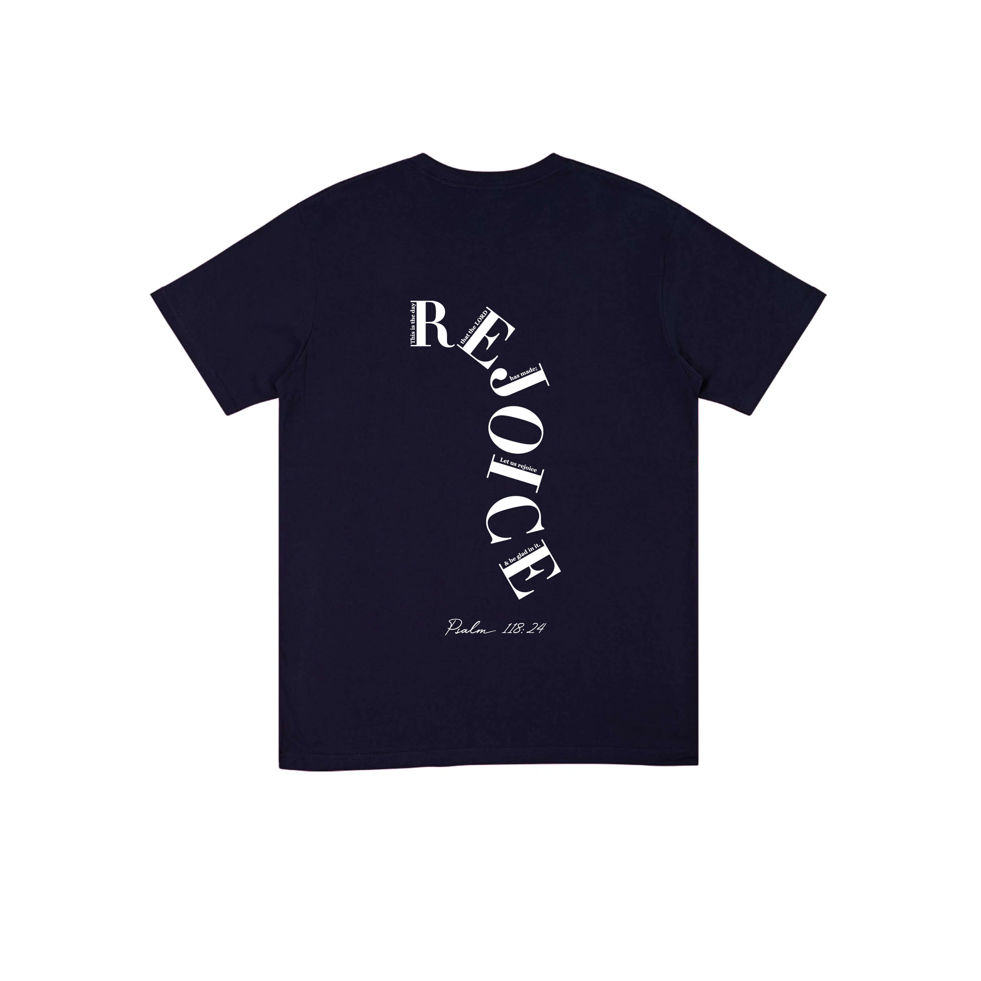 Sons and Daughters Rejoice T-shirt Navy Back 