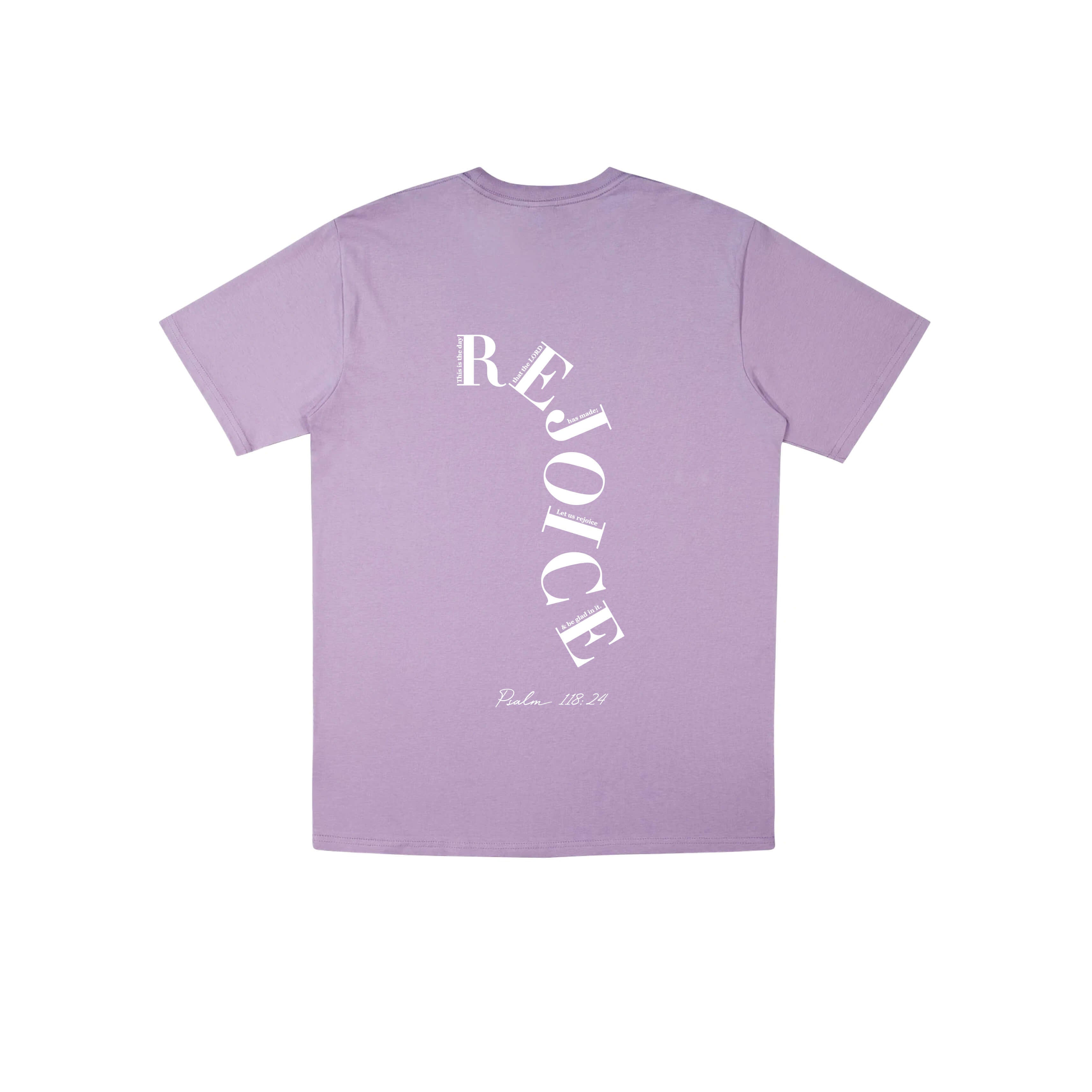 Sons and Daughters Rejoice T-shirt Purple Back
